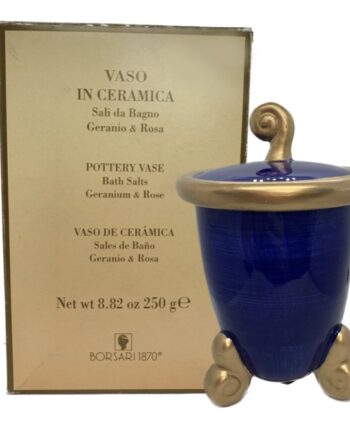 BORSARI - Sali da Bagno con Vaso in Ceramica Vintage