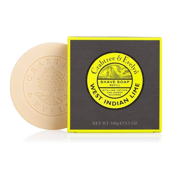 CRABTREE & EVELYN West Indian Lime Shave Soap Chic&Beauty