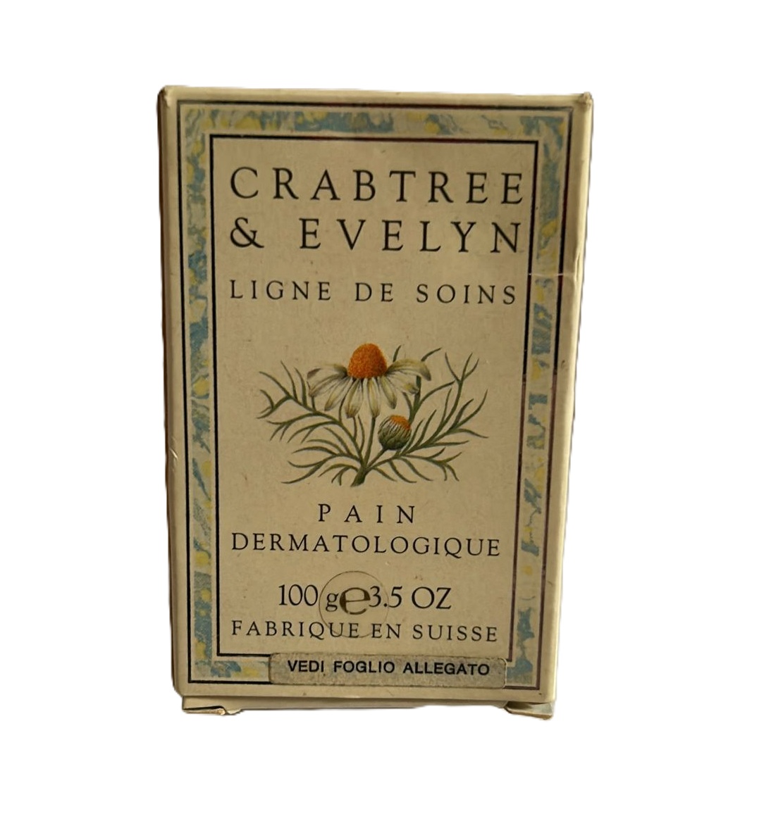 CRABTREE & EVELYN -  Swiss Skincare Cleansing Bar Soap 100 gr VINTAGE