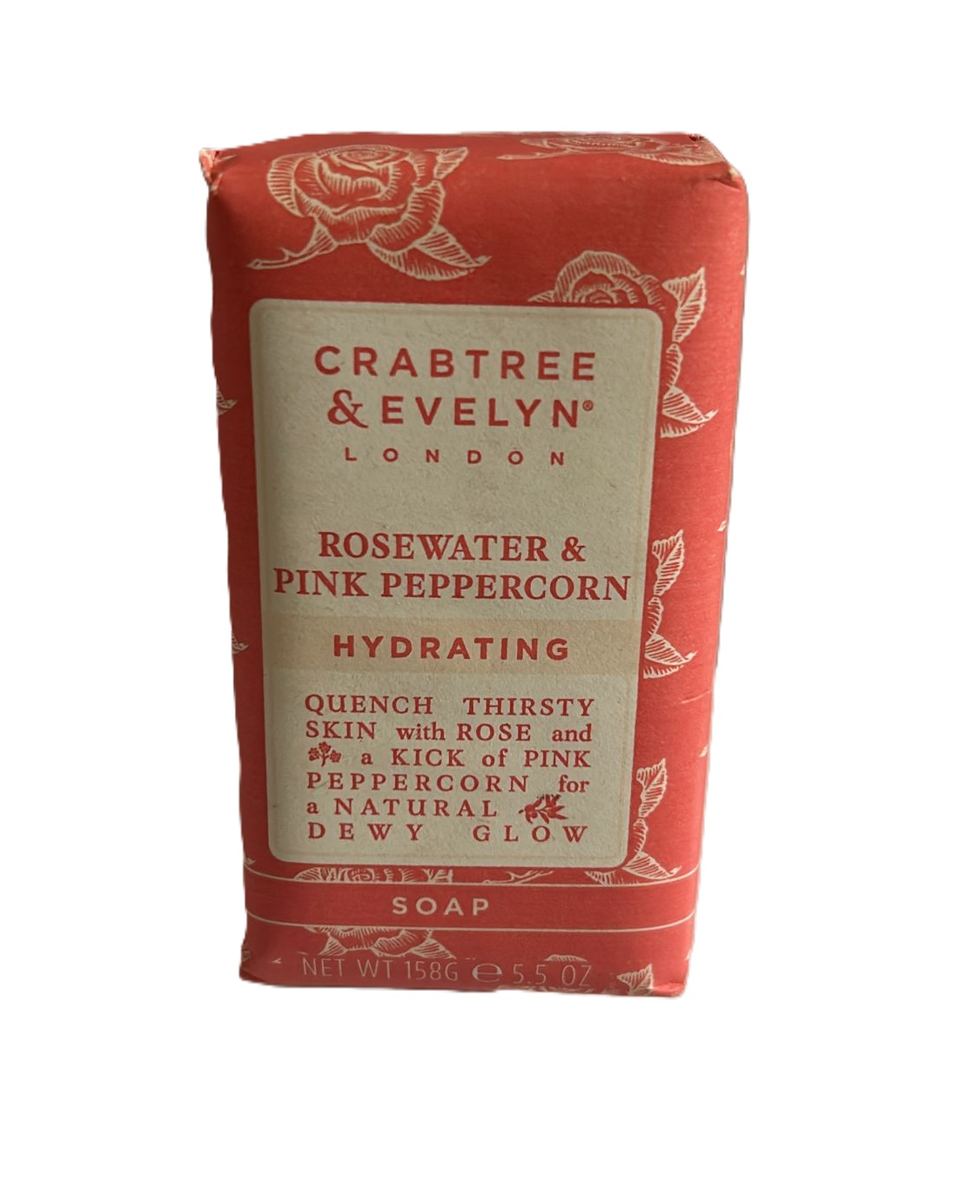 CRABTREE & EVELYN - Rosewater & Pink Peppercorn Sapone 158 gr VINTAGE