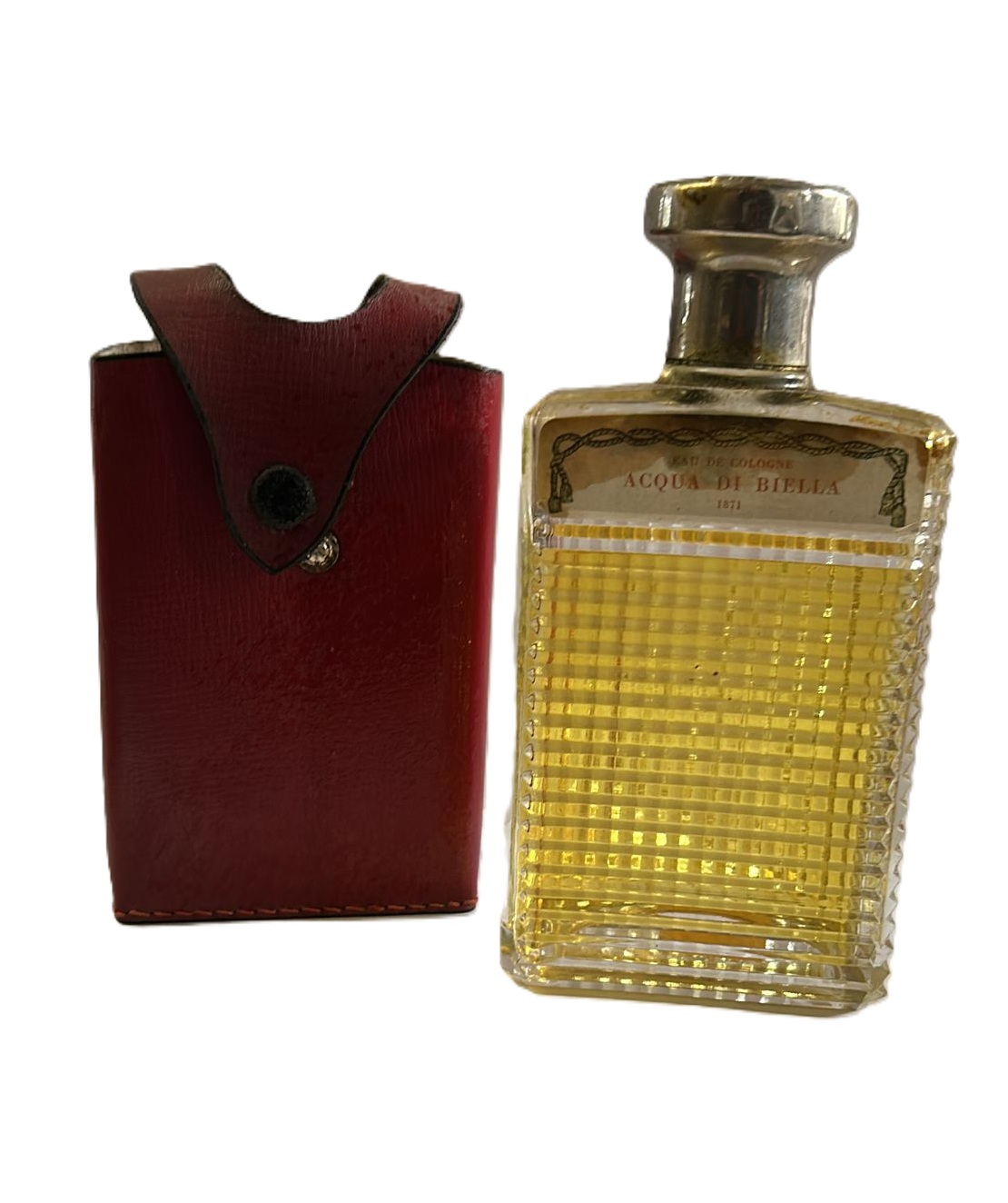 ACQUA DI BIELLA - Colonia - rarissimo flacone cristallo Vintage da collezione 200 ml