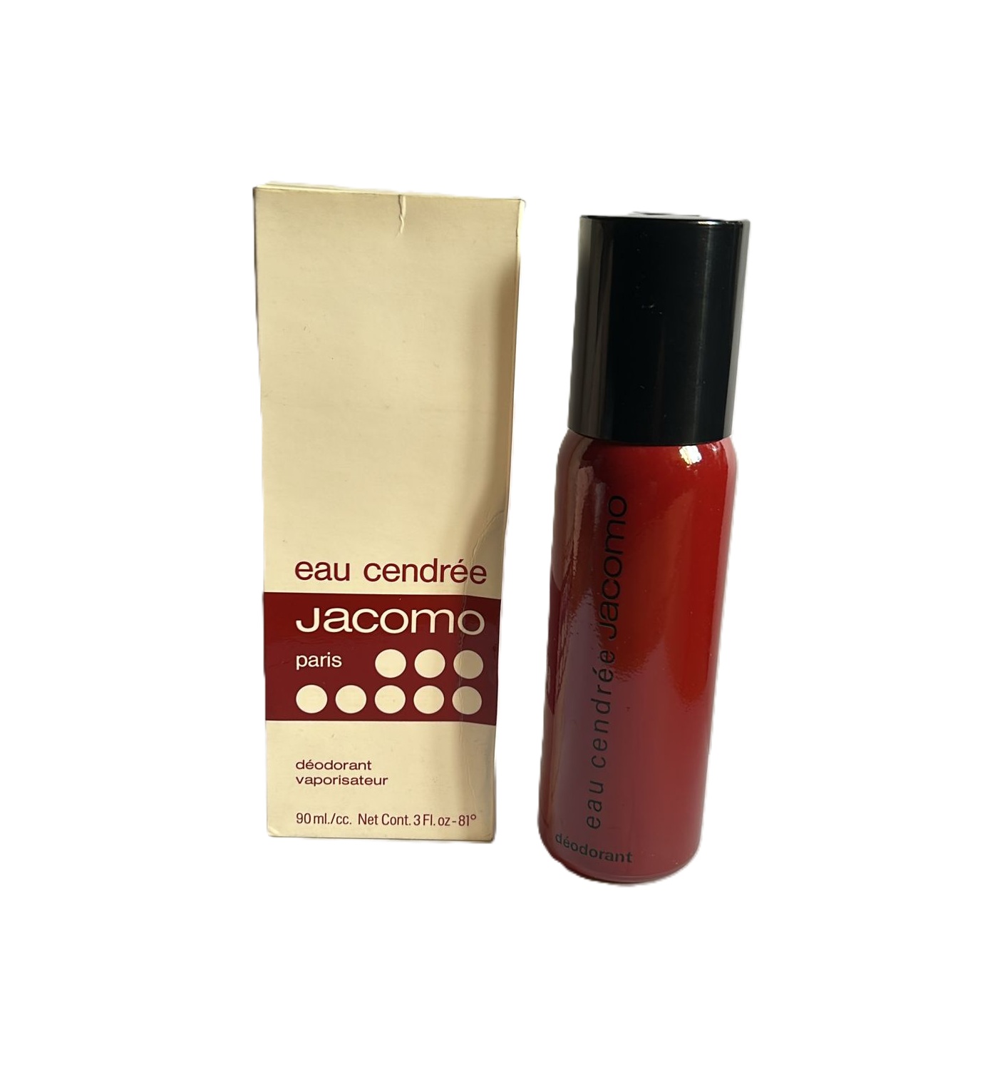 JACOMO - Eau Cendrée DEODORANT 90 ml spray Vintage