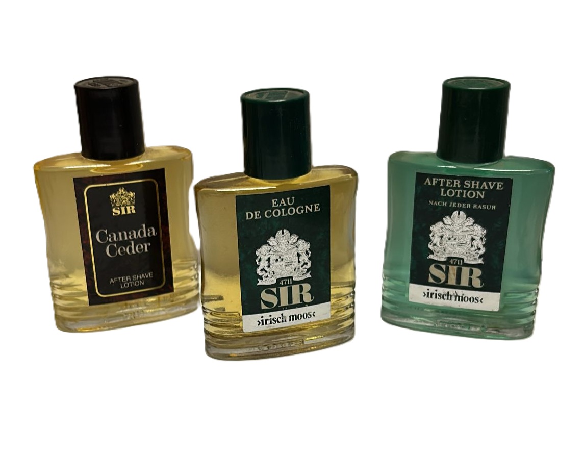 4711 - tris After Shave Canada Cedar/ SIR - Cologne SIR  50 ml VINTAGE