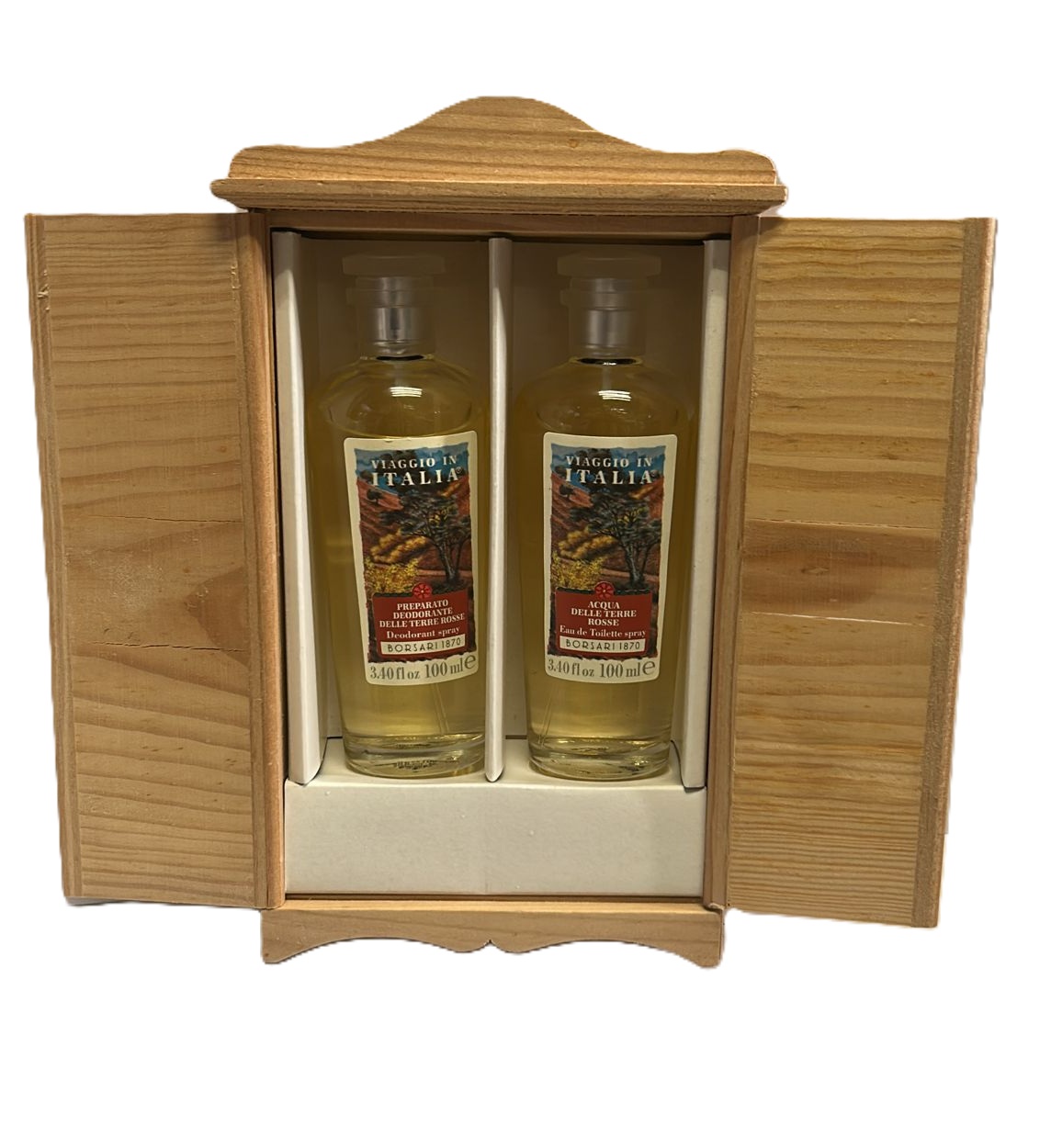 BORSARI - TERRE ROSSE Finestrella Eau de Toilette 100 ml + Deodorante 100 ml Vintage