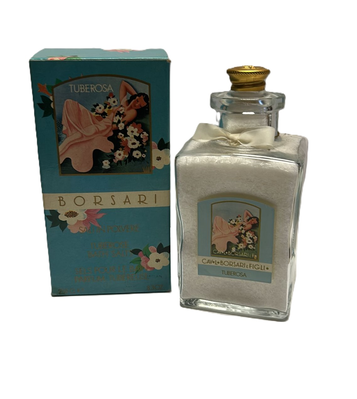 BORSARI - Tuberosa Sali da Bagno 250 gr VINTAGE