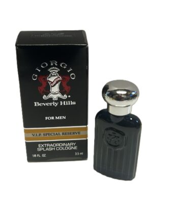 GIORGIO BEVERLY HILLS For Men extraordinary cologne VIP 3.5 ml MINIATURA