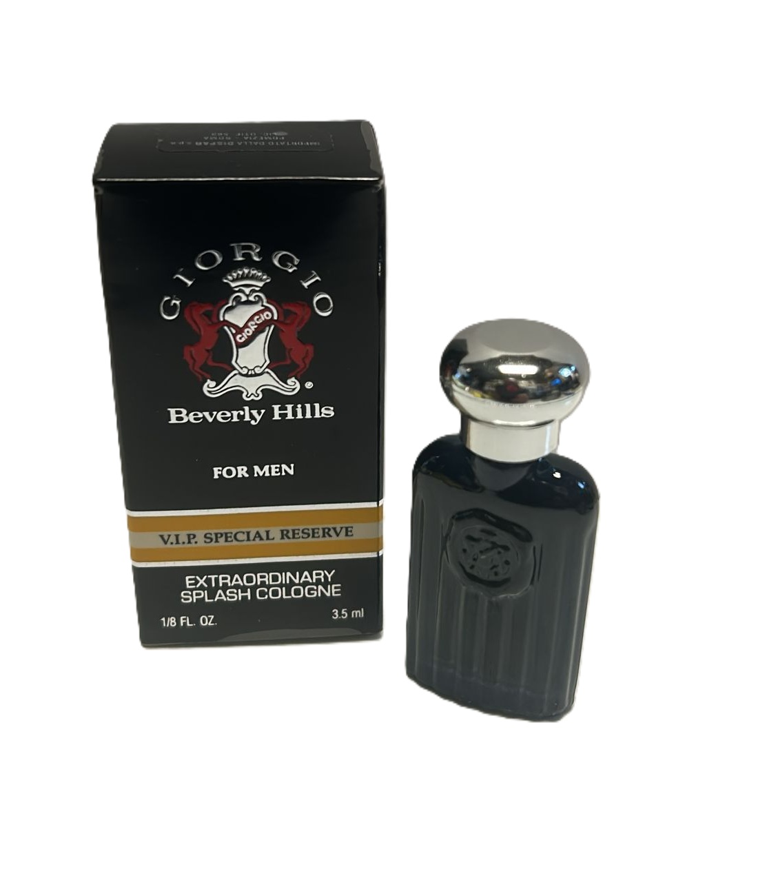 GIORGIO BEVERLY HILLS For Men extraordinary cologne VIP 3.5 ml MINIATURA