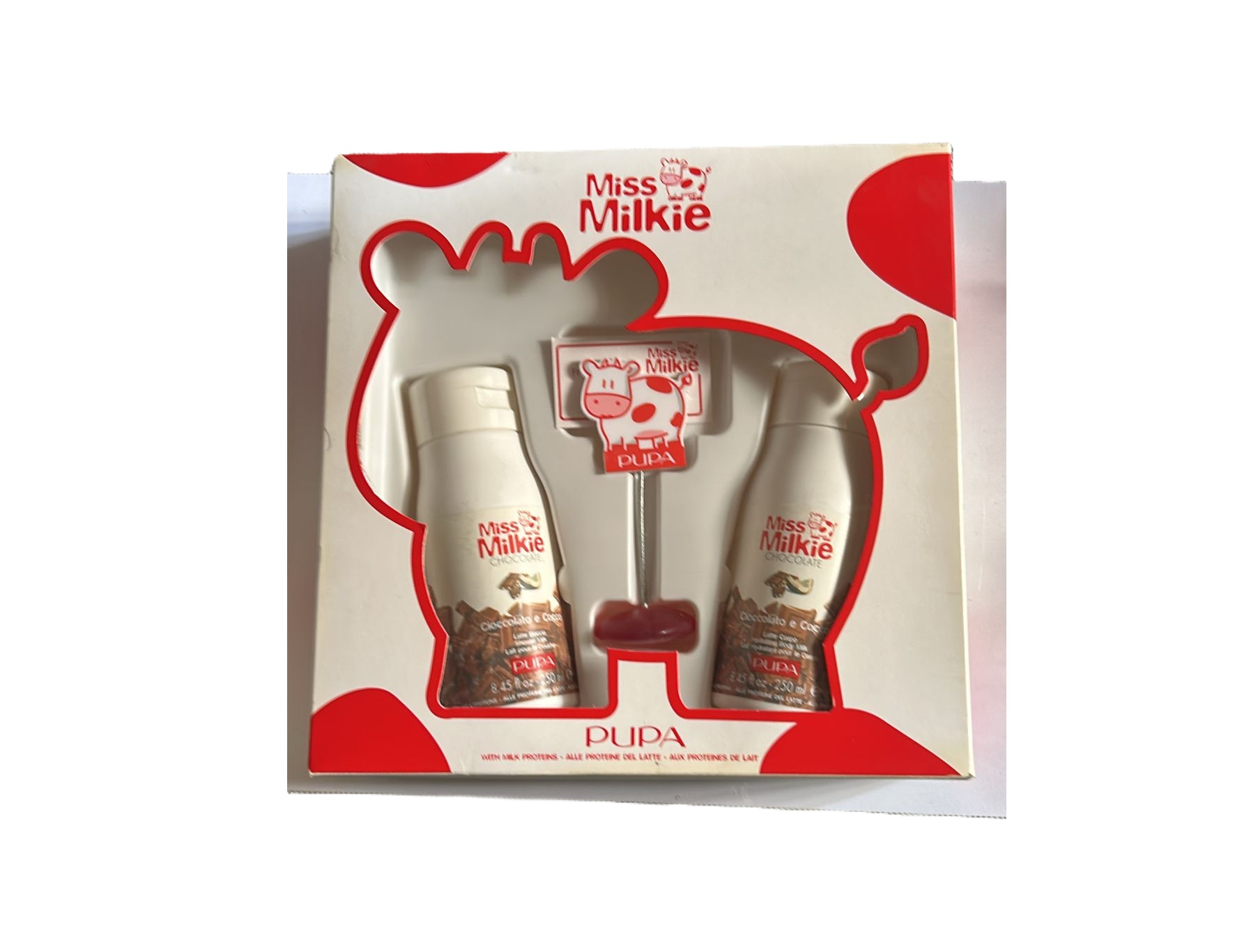 PUPA - MISS MILKIE - SET Latte corpo + Latte doccia + Gadget VINTAGE