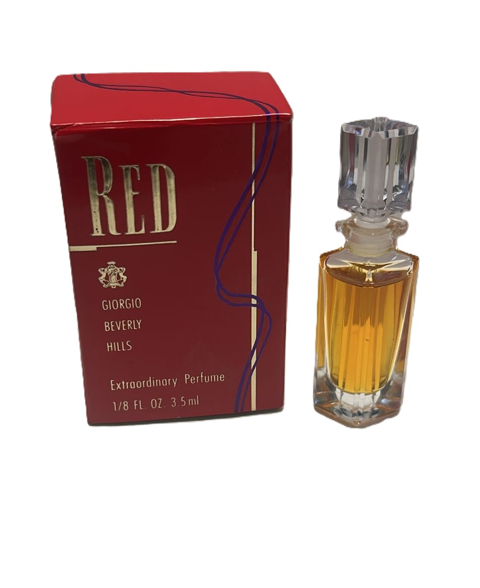 GIORGIO BEVERLY HILLS Red donna Extraordinary perfume 3.5 ml MINIATURA