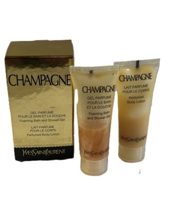 YVES SAINT LAURENT Champagne duo mini gel + latte corpo 10 ml VINTAGE RARO