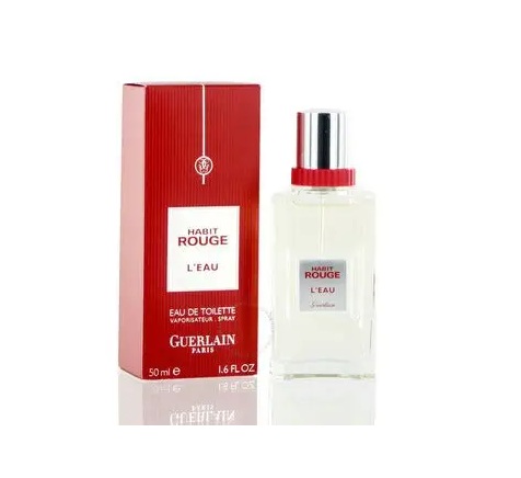 GUERLAIN - Habit Rouge L'EAU - Eau de Toilette 50 ml RARO