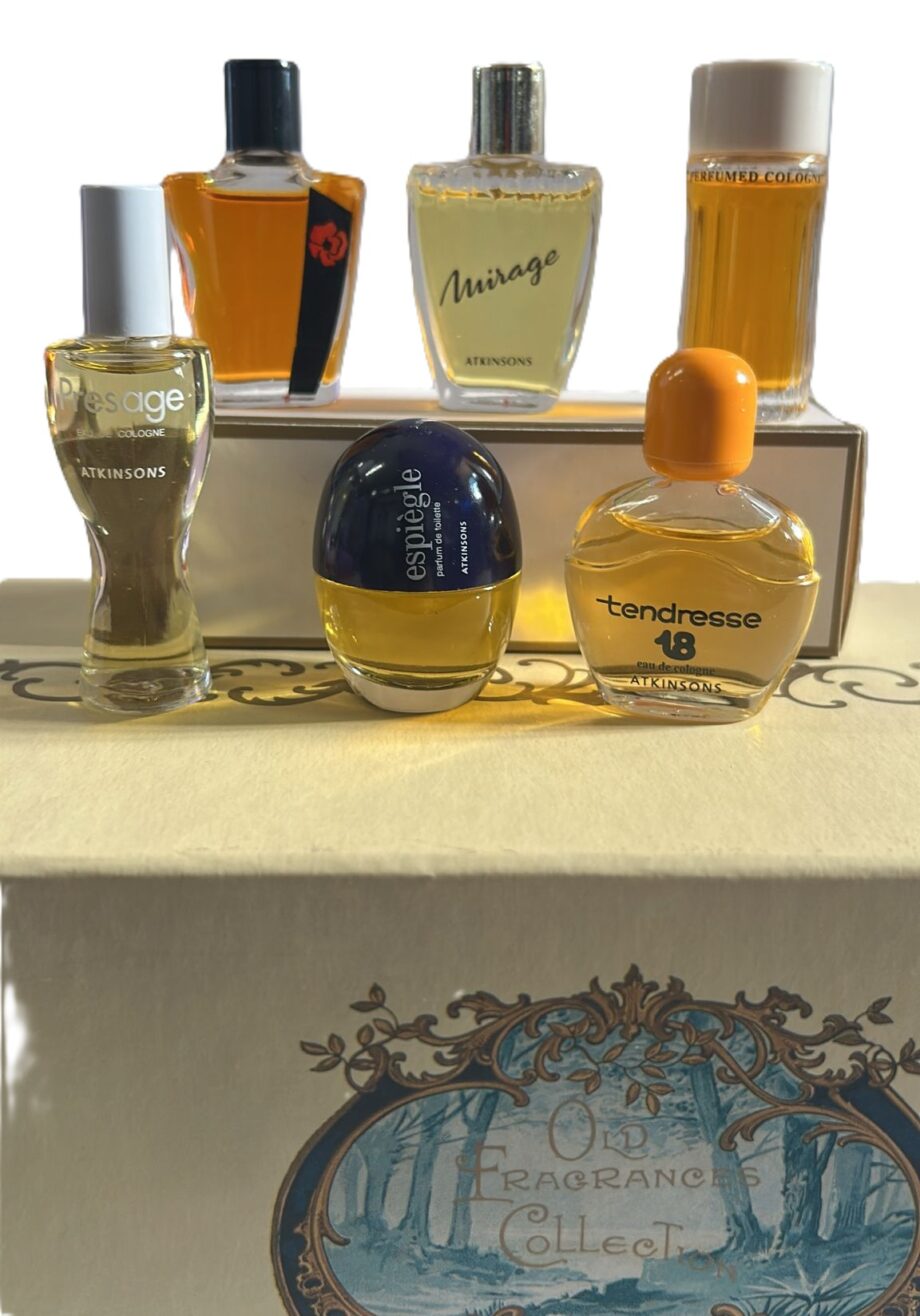 ATKINSONS Old Fragrance Collection SET 6 miniature VINTAGE RARISSIMO