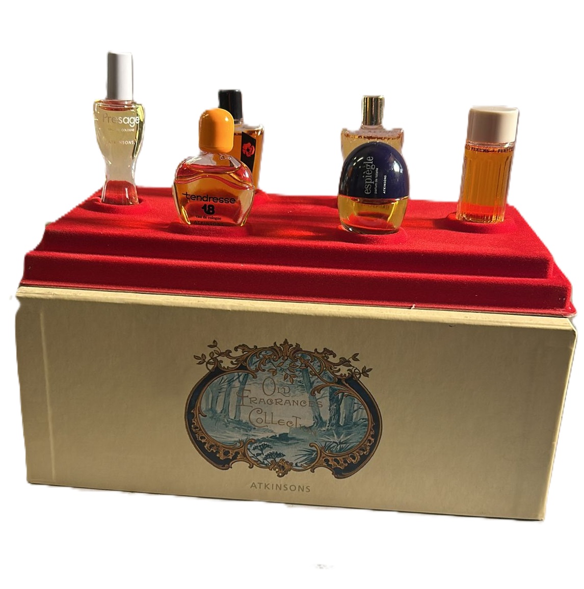 ATKINSONS Old Fragrance Collection SET 6 miniature VINTAGE RARISSIMO