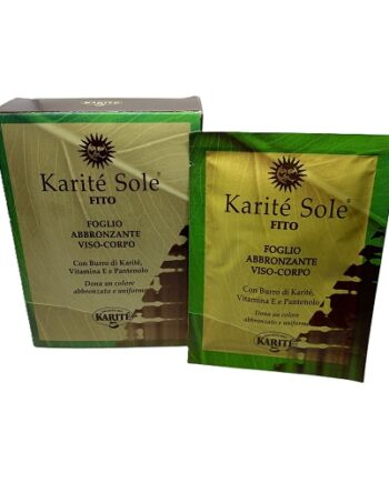 SOCIETA' DEL KARITE', Karitè Sole Fito, Foglio Abbronzante Viso-Corpo 35 ml