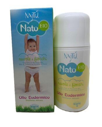 SOCIETA' DEL KARITE'-Najtù, Nato Bio, Nuvole e Fiocchi-Olio Eudermico 150 ml