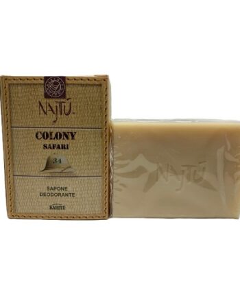 SOCIETA' DEL KARITE'-Najtù, Colony Safari 34, Sapone Deodorante 125 g