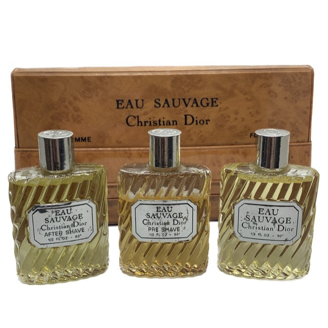 CHRISTIAN DIOR - Eau Savage Mini Travel Set Vintage