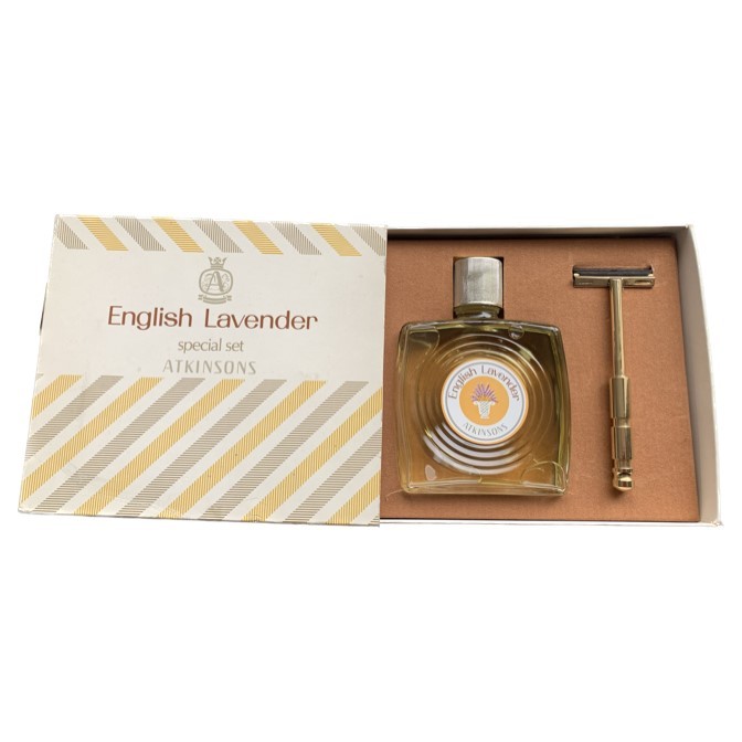 ATKINSONS - English Lavender Set Eau de Toilette + rasoio VINTAGE