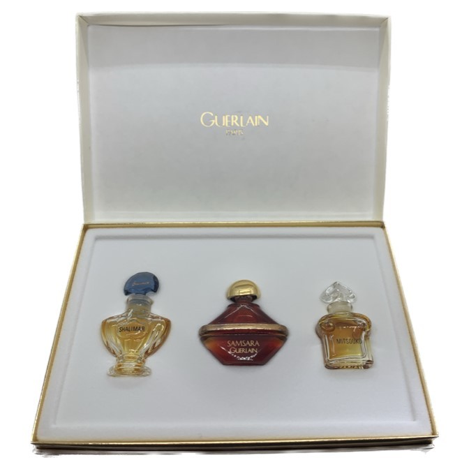 GUERLAIN - Set Miniature Shalimar Samsara Mitsouko Vintage 3 Miniature