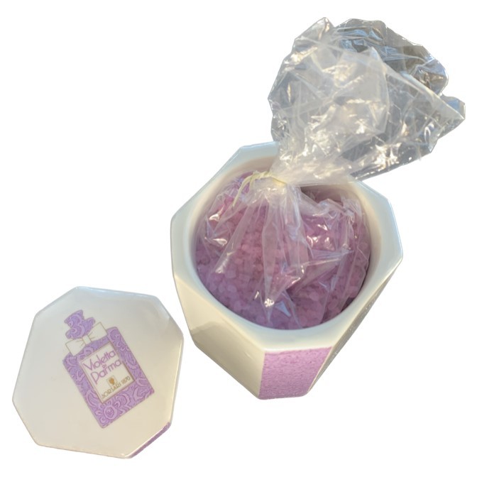 BORSARI - Violetta di Parma Sali per Bagno 400 gr VINTAGE MOLTO RARO