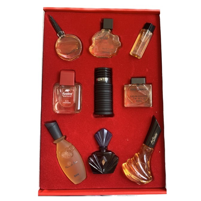 SET MINIATURE Cosmoprof 1989 - Atkinsons Nino Cerruti Benetton Boa - RARISSIM...