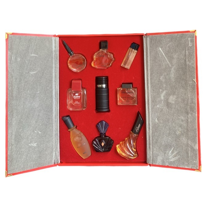 SET MINIATURE Cosmoprof 1989 - Atkinsons Nino Cerruti Benetton Boa - RARISSIM...