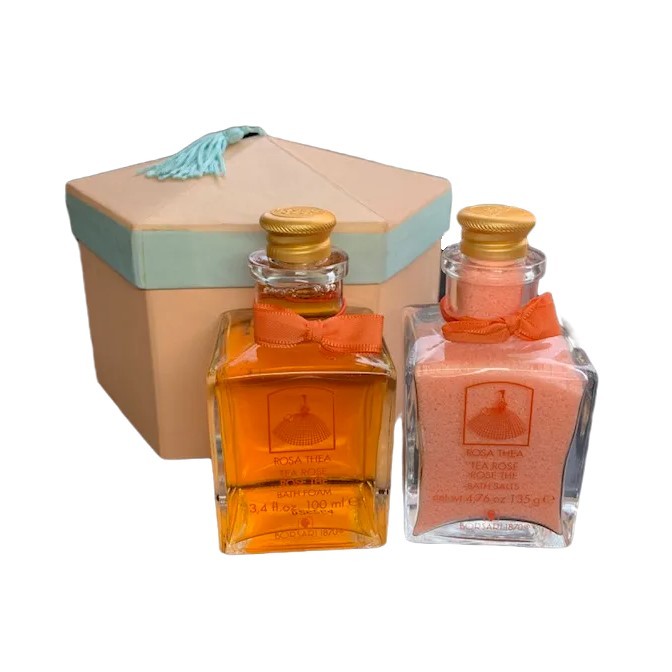 BORSARI - Rosa Thea Set Regalo Eau de Toilette + sali bagno Vintage