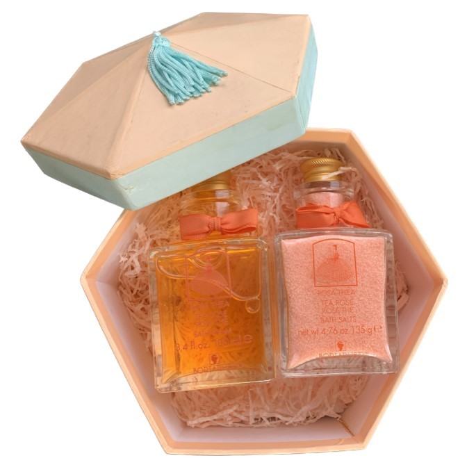 BORSARI - Rosa Thea Set Regalo Eau de Toilette + sali bagno Vintage