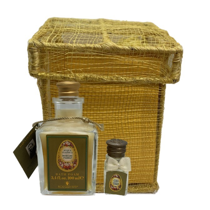 BORSARI - ACQUA CLASSICA Set regalo Miniatura + bagnoschiuma VINTAGE