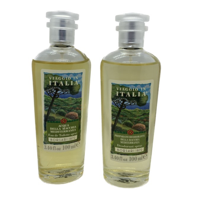 BORSARI - ACQUA DELLA MACCHIA MEDITERRANEA Finestrella Eau de Toilette 100 ml...